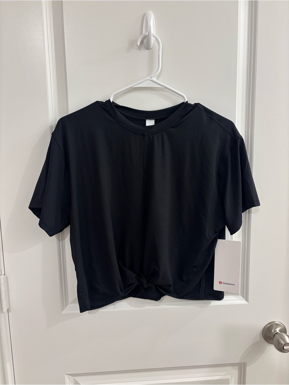 NWT Lululemon All Sport Tie Front Short Sleeve Shirt - Picture 2 of 4